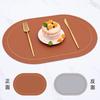Sousplats de Estilo Americano, Utensílios de Mesa de Couro, Tapetes Isolantes de Calor em Estilo Ocidental, Porta-Copos Nórdicos para Uso Doméstico, Jogos Americanos para Mesa de Jantar, Personalizáveis