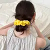 Goma para el pelo scrunchie de estilo coreano, colorida y femenina, para mujer, nuevo modelo 2025, de alta gama, para coleta baja, accesorio para el pelo
