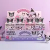 Mai Pin Stationery Auténtico Sanrio Hello Kitty Caja de Notas Desplegable Gato Kt Notas Adhesivas Reutilizables Notas Adhesivas Escribibles
