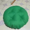 Funda de Cojín Redonda para Taburete de Color Sólido Tela Funda de Cojín para Taburete Alto Silla Tatami Barra Mostrador Banda Elástica Funda de Cojín Integrada