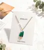 Nueva versión coreana de collar de oro rosa personalizado, de acero de titanio y alta calidad, con cadena de clavícula y un solo diamante, a precio especial y muy vendido para mujer.