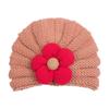 Gorro de Punto Floral Cálido para Bebé Estilo Nuevo de Invierno Europeo y Americano, Gorro de Lana Lindo Multicolor para Niños, Gorro para Niñas