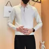 Suéter de cuello alto con media cremallera para hombre, tejido casual moderno para negocios ligeros, nueva camiseta básica de invierno 2026 para hombre