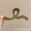Presilha Dongdaemun da Coreia do Sul para Mulheres, Presilha de Tubarão Simples e de Alta Qualidade, Grande Volume de Cabelo, Joia para Cabeça de Presilha de Luxo Leve