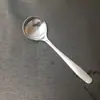 Cuchara Grande para Sopa de Acero Inoxidable, Cuchara Coreana Gruesa de Moda, Cuchara Doméstica Gruesa de Mango Largo para Olla Caliente, Cuchara para Sopa, Cuchara para Gachas