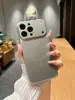 Capa de Celular Magnética Fosca Fina Adequada para Apple 17Pro com Proteção de Lente 16/15/14/Anti-Queda Laranja