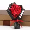 Flores Preservadas, Flores Secas, Mini Ramo, Caja de Regalo Decorativa con Flores de Jabón de Rosa, Gypsophila Regalo DIY