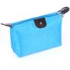 Direto da fábrica bolsa de maquiagem de bolinho cor de doce coreana bolsa de bolinho dobrável à prova d'água para lavar maquiagem logo imprimível