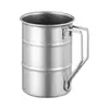 Taza de Cerveza Estilo Industrial Retro Acero Inoxidable 304 Taza de Agua para el Hogar Taza Creativa Estilo Antiguo para Exteriores y Camping