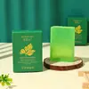 Jabón de Aceite Esencial, Perfume, Jabón Dorado, Limpiador Facial para Hombres y Mujeres, Control de Aceite para Baño, Eliminación de Ácaros, Rejuvenecimiento de la Piel, Fragancia Duradera, Jabón Artesanal