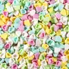 Bloque de construcción con forma de corazón, slime para armar tú mismo, relleno para bolas squishy hecho a mano, materiales al por mayor para hacer bolas squishy