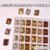 Venta Caliente Transfronteriza K9 Diamante de Cristal de Alta Calidad Maillardka 10*14 Rectangular Ángulo Recto Huazi Fondo Puntiagudo Accesorios para Uñas de Diamante