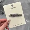 Pinza Única y Hermosa para el Cabello Lateral con Lazo de Pedrería para Mujer, Nuevo Estilo Pinza de Pato para Flequillo