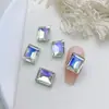 K9 Punta Inferior Forma Irregular Arte de Uñas Cubo de Hielo Grande Cristal Dulce de Roca Rectangular Ángulo Recto Accesorios de Cristal Joyería Arte de Uñas de Cristal Pedrería