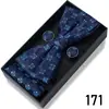 Pajarita para Hombre, Gemelos Jacquard para Boda de Negocios, Set de Tres Piezas con Pañuelo de Bolsillo, Set de Caja de Regalo con Accesorios de Traje de Moda