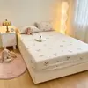 Conjunto de capa de cama de três peças Simmons cobertura total anti-manchas acolchoado marrom capa protetora à prova de poeira lençol de cama de Taiwan atacado dropshipping