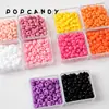 Gota de Agua Casera Cuentas de Arroz Coloridas Cadena para Teléfono Móvil Material Joyería con Cuentas Popular Colgante DIY Joyería Cuentas Sueltas de Vidrio