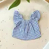 [Solo Ropa de Bebé] Celebridad de Internet de Moda Muñeca Labubu Hombre Estrella Accesorios para Vestir Vestido Cuadros Colorido Ropa de Bebé