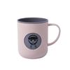 Vaso para hacer gárgaras, grueso, resistente a caídas, para parejas, para cepillo de dientes, estilo nórdico, sencillo y creativo, de plástico con asa para el hogar.