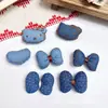 Dibujos Animados Mezclilla Algodón Relleno Lazo Gatito Accesorios para el Cabello Pasadores Ropa para Niños Accesorios Nudos de Almohada Accesorios para Zapatos y Calcetines