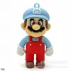Llavero Figura de Super Mario Dibujos Animados Super Mario Llavero para Coche Figura de Caja Sorpresa Mario