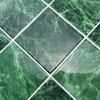 2025 nuevo mosaico verde oscuro transfronterizo de 9 cuadrículas autoadhesivas pegatinas de pared tridimensionales 3D autotransformables imitación baldosas de cerámica