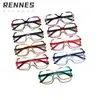 Gafas Leiren 2026 Estilo Europeo y Americano Cuadradas Pequeñas Anti Luz Azul para Hombres y Mujeres, Bloqueo de Color Dopamina, Adelgazantes del Rostro, Gafas de Prescripción