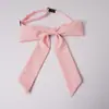 Gravata borboleta pontuda estilo JK japonês com cabo longo para meninas, estilo Academia Estudantil, para combinar com camisa de uniforme escolar de formatura