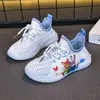 Zapatos Deportivos de Malla Transpirable para Niños 2026 Primavera y Otoño Zapatos Ligeros de Malla Fly-Knit para Niños Zapatos de Correr para Niñas
