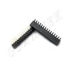 Conector hembra de una sola fila de 90 grados Ph1.27 de plástico de alta velocidad H 4.3 U tipo conector hembra de alta velocidad