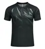 Deportes Nuevos Transfronterizos al Aire Libre Uniforme de Fútbol Camiseta Individual de Manga Corta con Cuello Redondo para Hombre y Mujer Secado Rápido Transpirable Logo Personalizado