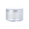 Pó creme transparente produtos para cuidados com a pele embalados papel de máscara comprimido frasco bolha 5/10/20g cosméticos frasco de viagem