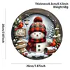Colgantes Populares Navideños de Estilo Nórdico para Puerta Decoraciones de Pared Feliz Navidad Accesorios Festivos