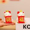 Maré Nacional Lucky Cat Decoração de Mesa Pequenos Ornamentos Gatinho Fofo Ornamentos para Casa Presentes de Acompanhamento Presentes de Feriado Presentes Pequenos
