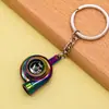 Regalo Creativo Accesorios de Modificación de Coche Llavero de Metal de Turbocompresor Cadena Colgante para Colgar en la Cintura Publicitario