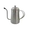 26 Anos Novo Modelo Cafeteira Manual Cross-Border de Aço Inoxidável com Alça para Uso Doméstico e Comercial, Cafeteira com Bico Longo e Filtro Atacado