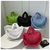 Bolsa Grande Acolchada de Algodón para Mujer 2024 Nueva Ligera Casual Especial Bolsa Nube Estilo Coreano Celebridad de Internet Gran Capacidad Bolso Cubo de Hombro Único