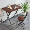 Escritorio y silla de estudio para niños personalizados de tamaño pequeño, no requiere instalación, escritorio plegable para dormitorio, silla de comedor portátil simple para puestos