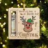 Enfeites de árvore de Natal transfronteiriços, Porta-notas de decoração de Natal, Placa de madeira, Pingente criativo, Artesanato de madeira DIY para pendurar