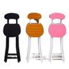 Internet Celebre Silla Plegable Hogar Respaldo Silla de Bolsa Suave Silla de Escritorio Simple Taburete Plegable Dormitorio Balcón Taburete Pequeño Portátil