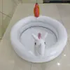 Unicornio Inflable de PVC Personalizado Piscina de Tres Tubos Forma de Animal Inflable Piscina Permanente Serie de Juguetes para Piscina Infantil
