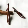 Cepillo de Masaje Meridianos de Sándalo Dorado, Palo de Peine de Madera para Presión de Cuerpo Completo, Palo para Estirar Tendones, Masajeador de Pies, Palo para Puntos de Acupuntura