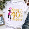 Nueva Fabulosa Camiseta con Gráfico de Corona Impresión 3D para Mujer Fas