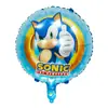Nuevos Globos de Película de Aluminio de Sonic Juguetes para Niños Globos de Decoración para Fiestas Venta al por Mayor