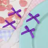 Lazo pequeño color dopamina, cinta de poliéster de 3 mm, lazo hecho a mano, accesorio de lencería, decoración de caja de regalo