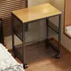 Mesa de cabeceira, mesa lateral de sofá para sala de estar, mesa de centro, prateleira de armazenamento para lanches, armário de cabeceira, estante móvel, carrinho pequeno, prateleira de armazenamento
