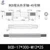 Eje Core Rod de Doble Extremo Dentado Barra Cromada Acero A3 Eje Guía de Pistón Eje Roscado M5 M6 M8 M10 Eje de Conexión