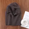 Venta al por mayor del fabricante, Nuevo estilo Otoño e Invierno, Gorro de punto trenzado de lana integrado, Gorro de punto cálido, En stock