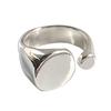 Anillo de Plata de Ley Lan Zhi Copo de Nieve Anillo de Cola de Ola para Mujer Anillo de Diseño Coreano Ins Celebridad de Internet Personalizado Sin Caerse