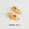 Colgante de Cacahuete con Goteo de Aceite Chapado en Oro Mate Accesorios para Joyería DIY Colgante de Collar Pulsera Cacahuete Dorado Diario